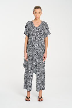 Mela Purdie Animalia Print Charmeuse Pace Pant