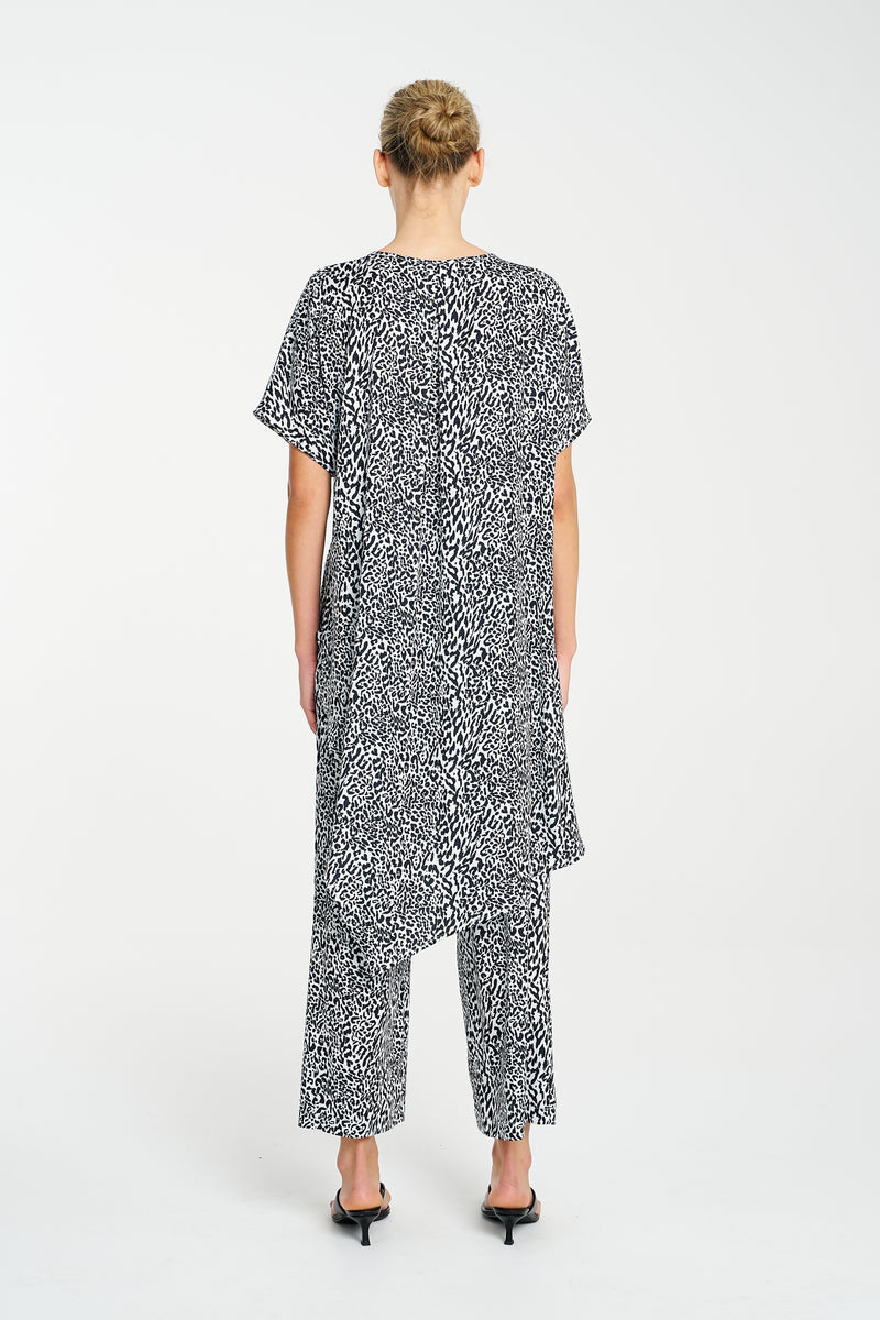 Mela Purdie Animalia Print Charmeuse Pace Pant
