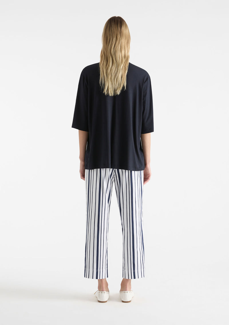 Mela Purdie Rio Stripe Popilene Crop Shell Pant