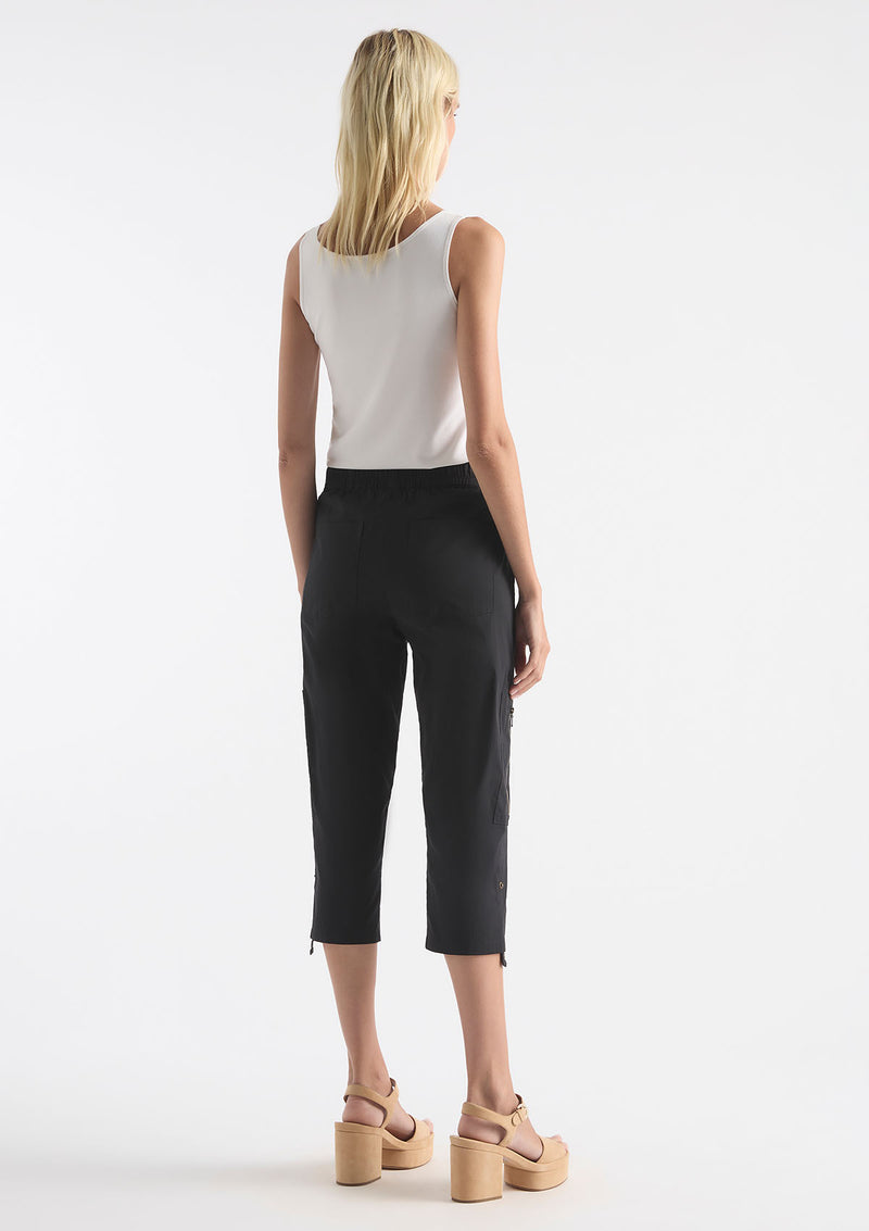 Mela Purdie Microprene Crop Zip Cargo