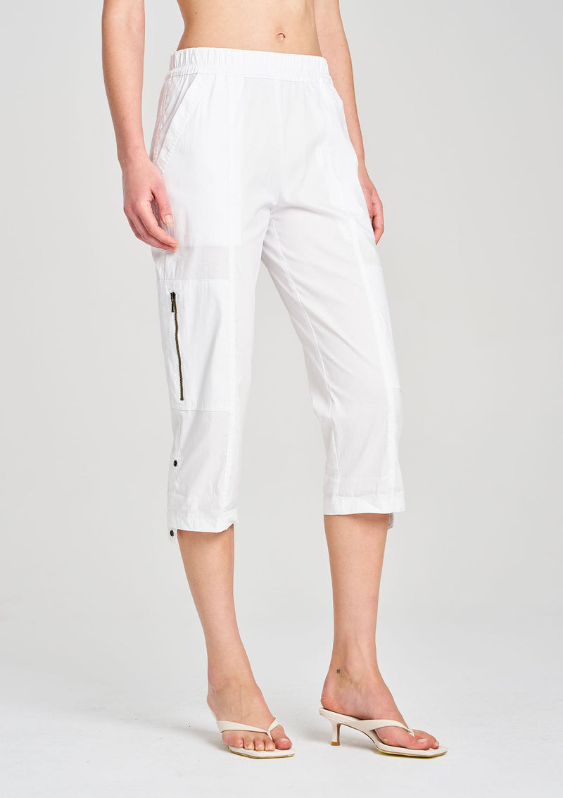 Mela Purdie Microprene Cropped Zip Cargo