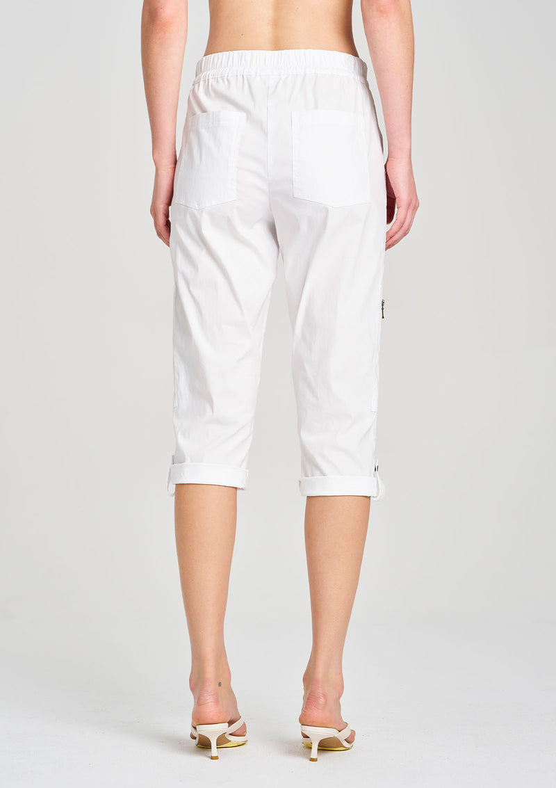 Mela Purdie Microprene Cropped Zip Cargo