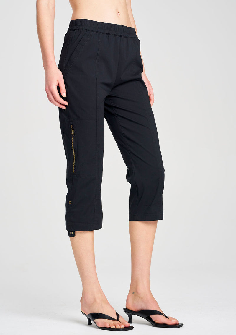Mela Purdie Microprene Cropped Zip Cargo