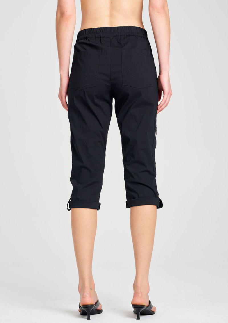 Mela Purdie Microprene Cropped Zip Cargo