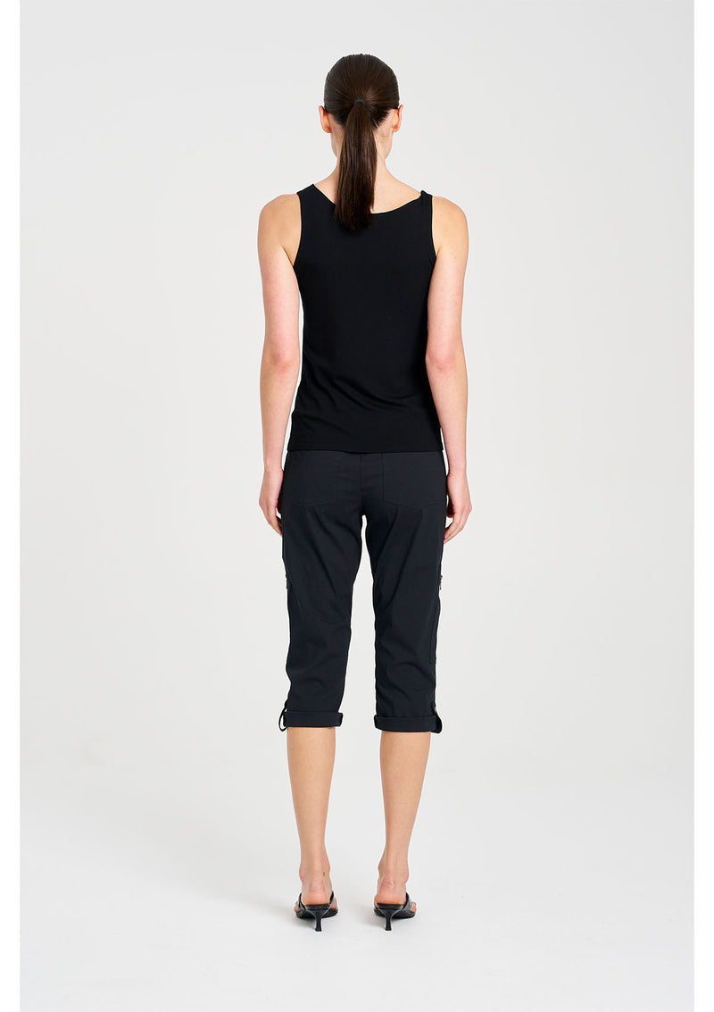 Mela Purdie Microprene Cropped Zip Cargo