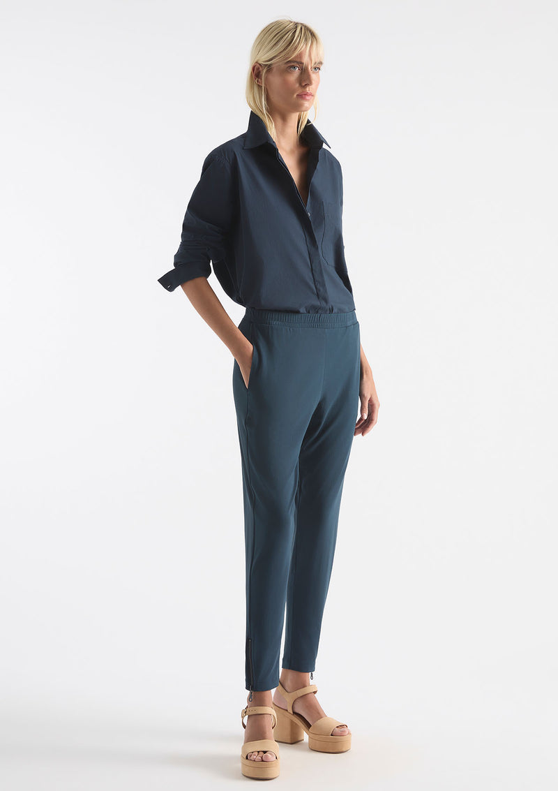 Mela Purdie Matte Jersey Zip Stiletto Pant
