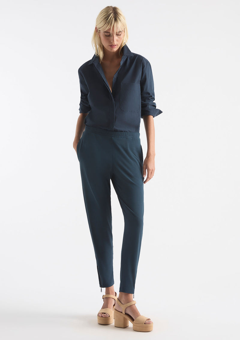 Mela Purdie Matte Jersey Zip Stiletto Pant