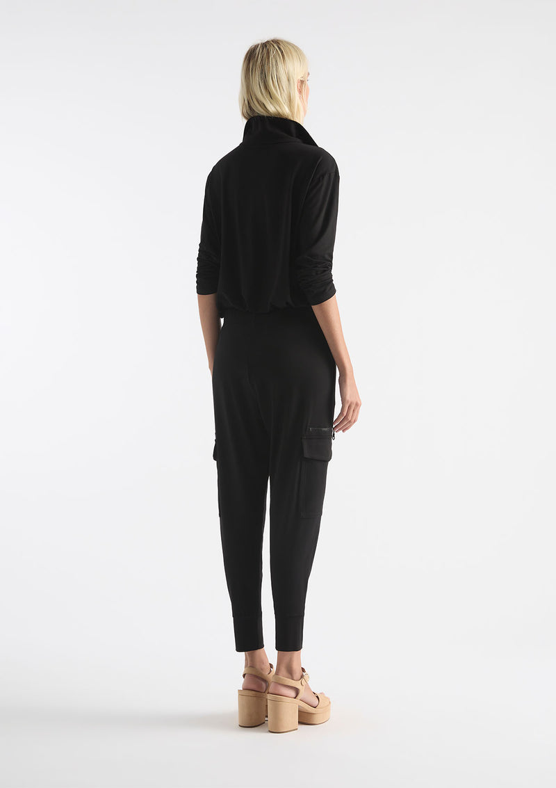 Mela Purdie Matte Jersey Zip Cargo Track