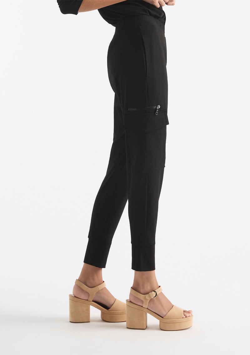 Mela Purdie Matte Jersey Zip Cargo Track