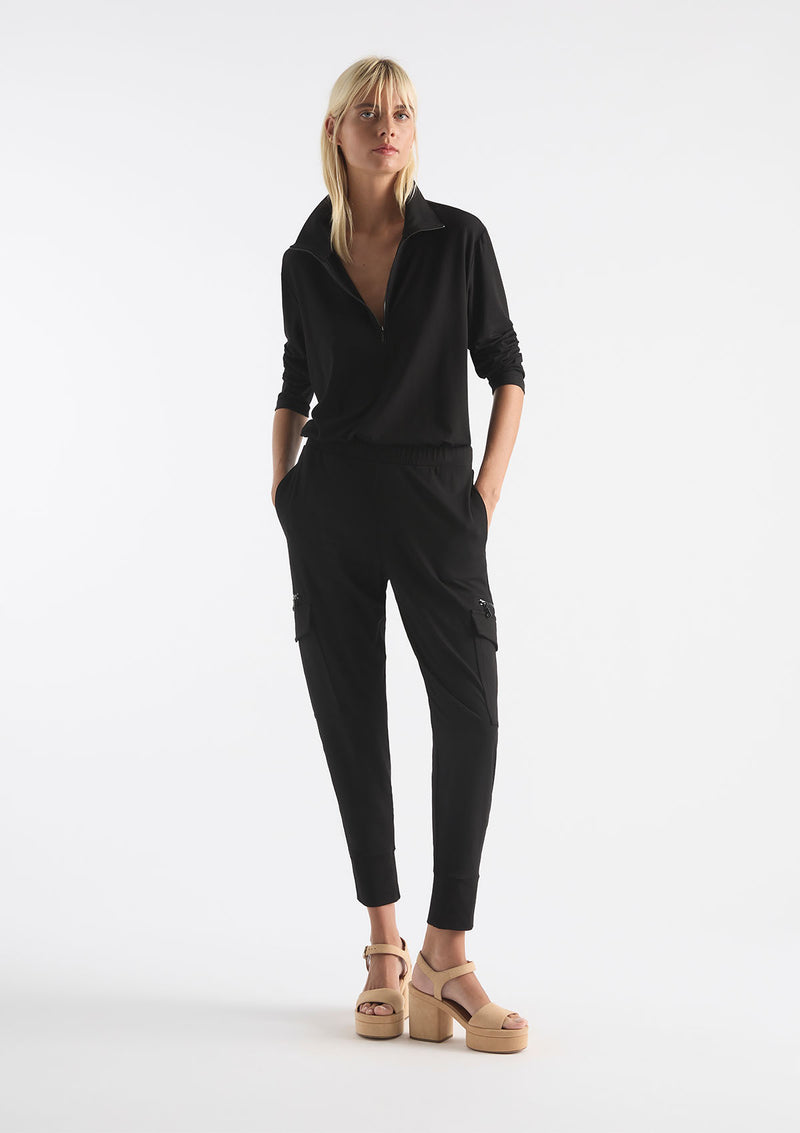 Mela Purdie Matte Jersey Zip Cargo Track