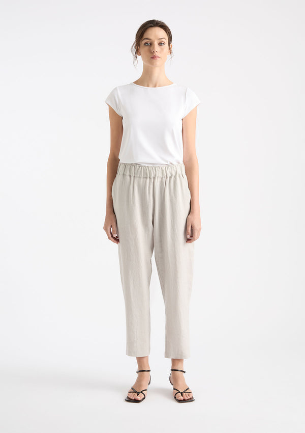 Mela Purdie Pure Linen Soft Capri