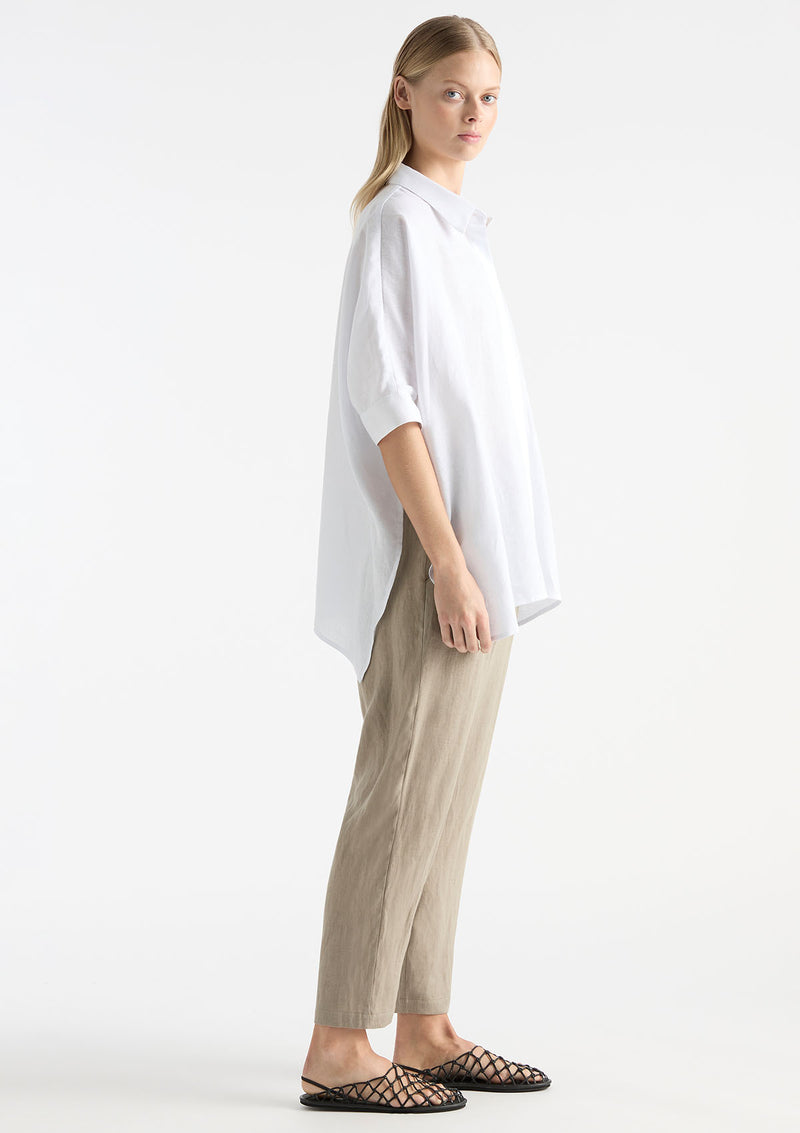 Mela Purdie Pure Linen Soft Capri