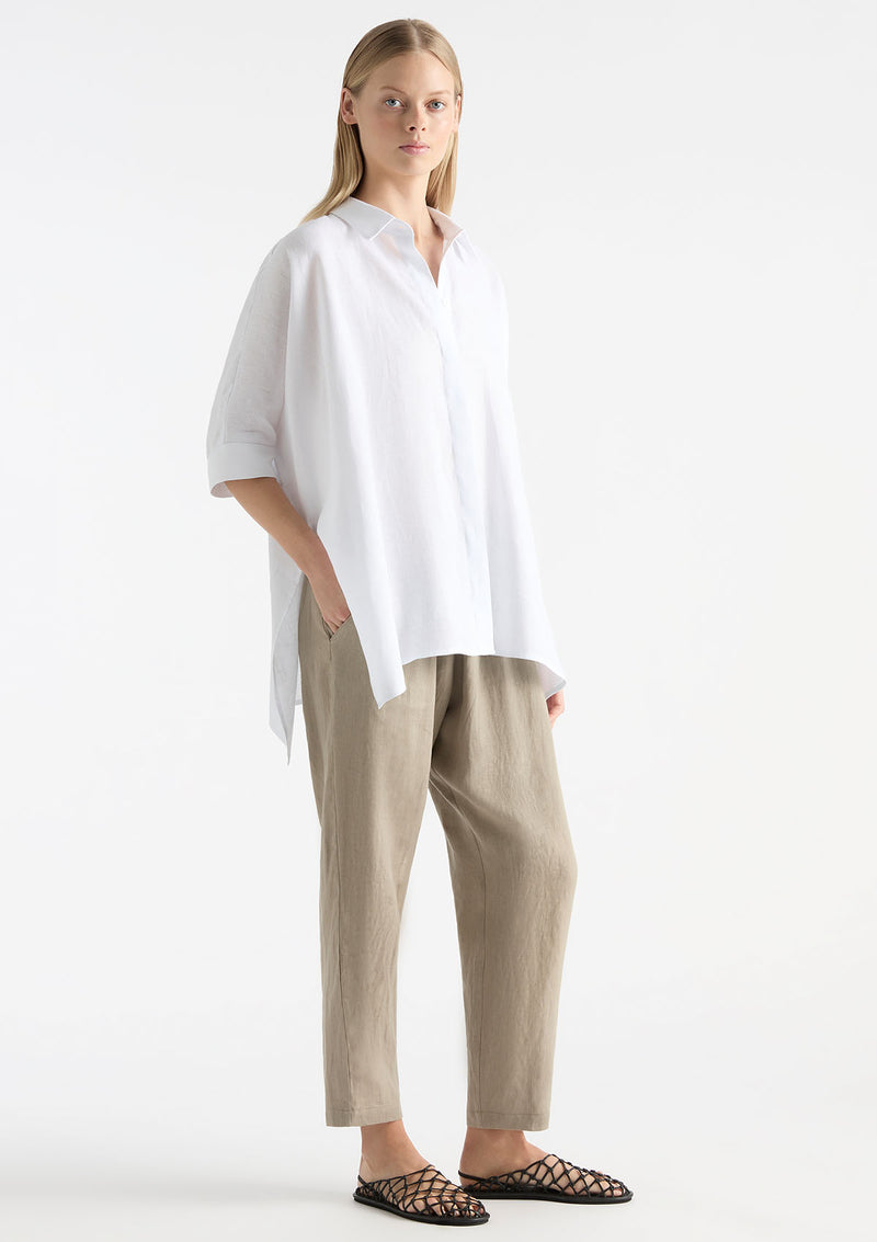 Mela Purdie Pure Linen Soft Capri