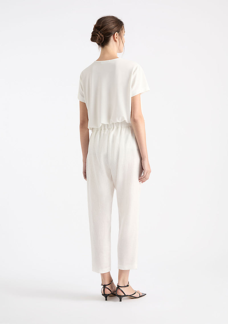 Mela Purdie Pure Linen Soft Capri