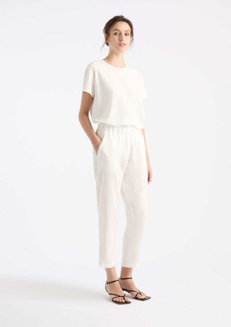 Mela Purdie Pure Linen Soft Capri