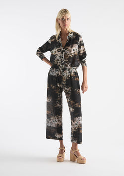 Mela Purdie Illusion Print Silk Pace Pant