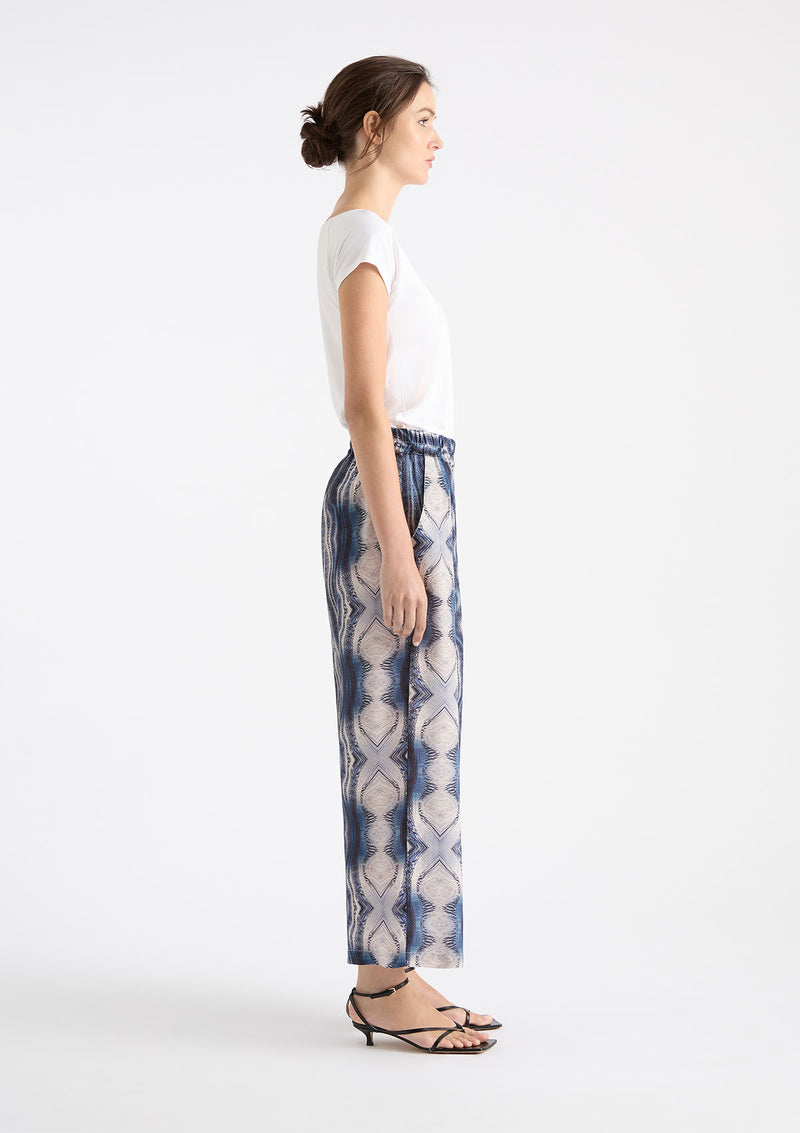 Mela Purdie Canyon Print Silk Pace Pant