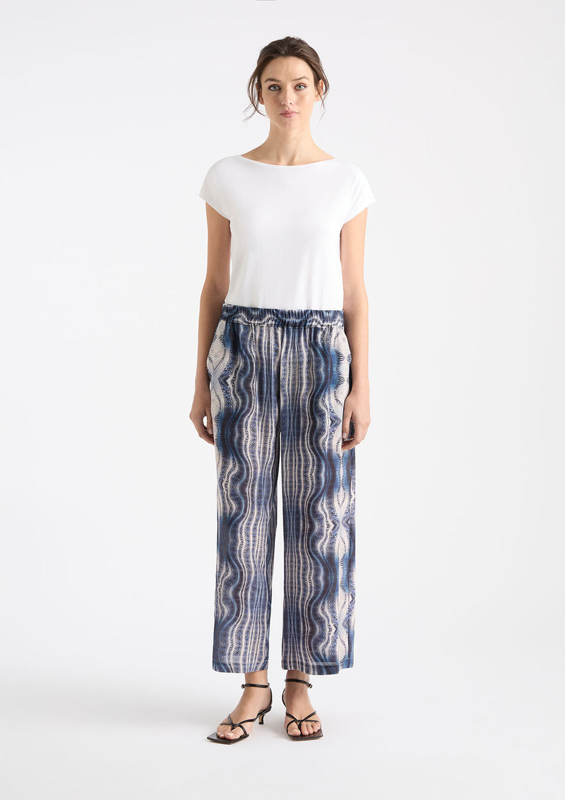 Mela Purdie Canyon Print Silk Pace Pant