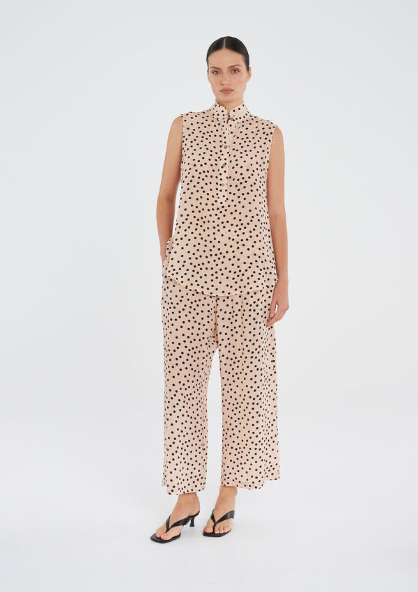 Mela Purdie Scattered Spot Silk Pace Pant