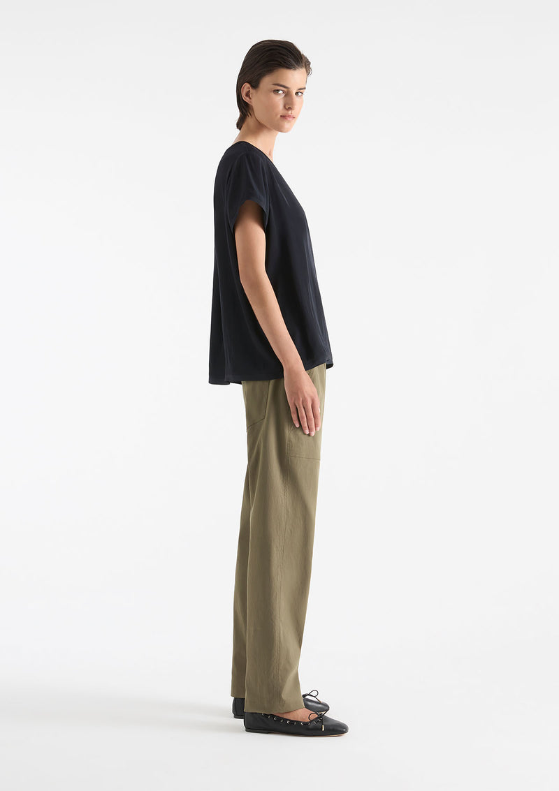 Mela Purdie Stretch Chintz Blazer Pant