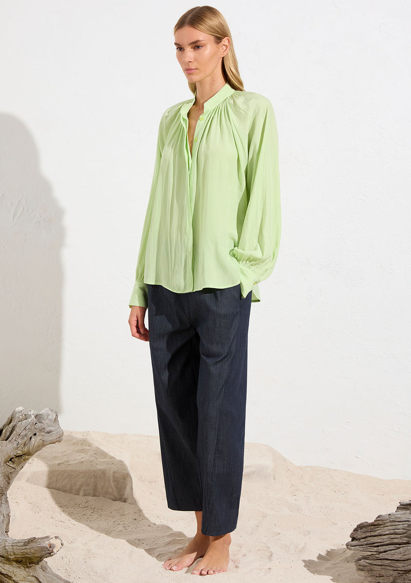 Mela Purdie Soft Stretch Denim Cross Pant