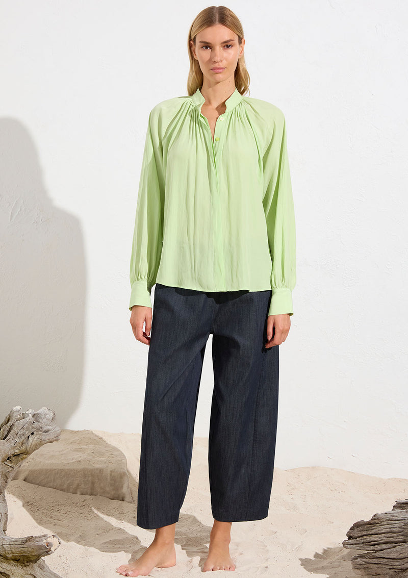 Mela Purdie Soft Stretch Denim Cross Pant