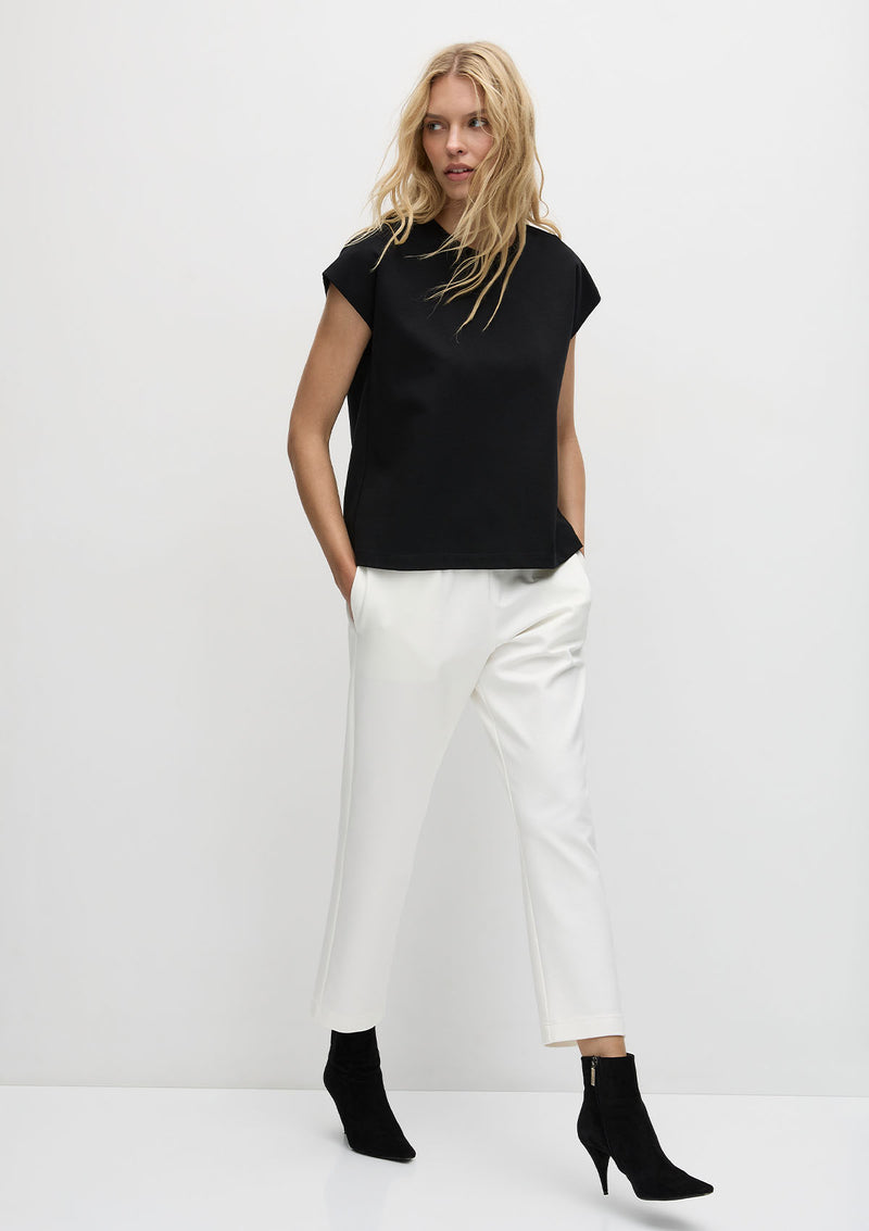 Mela Purdie Polished Ponte Studio Shell