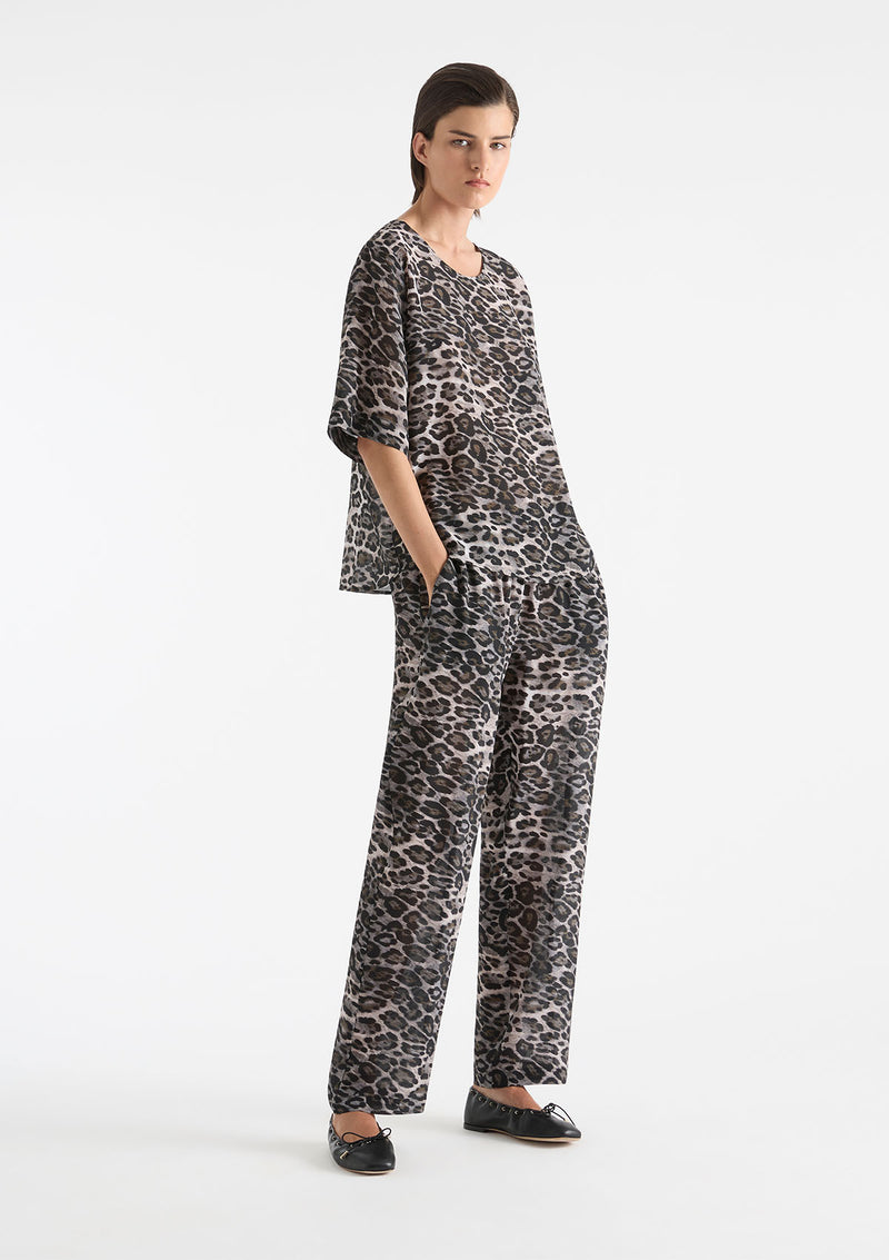 Mela Purdie Savoy Animal Silk Savoy Pant