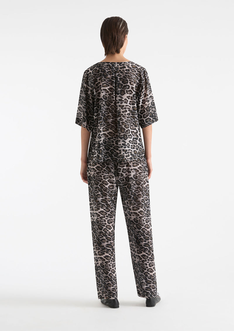 Mela Purdie Savoy Animal Silk Savoy Pant