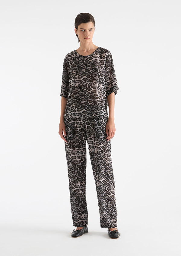 Mela Purdie Savoy Animal Silk Savoy Pant