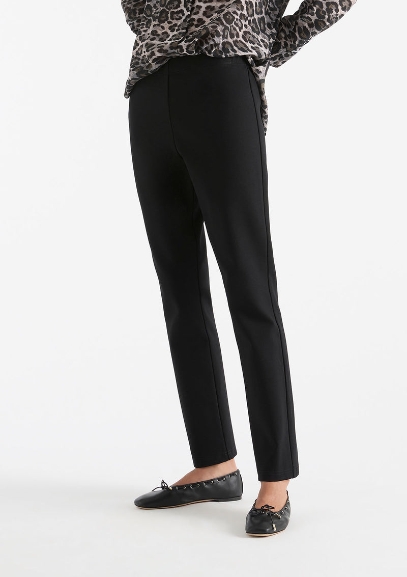 Mela Purdie Polished Ponte Slim Leg Pant