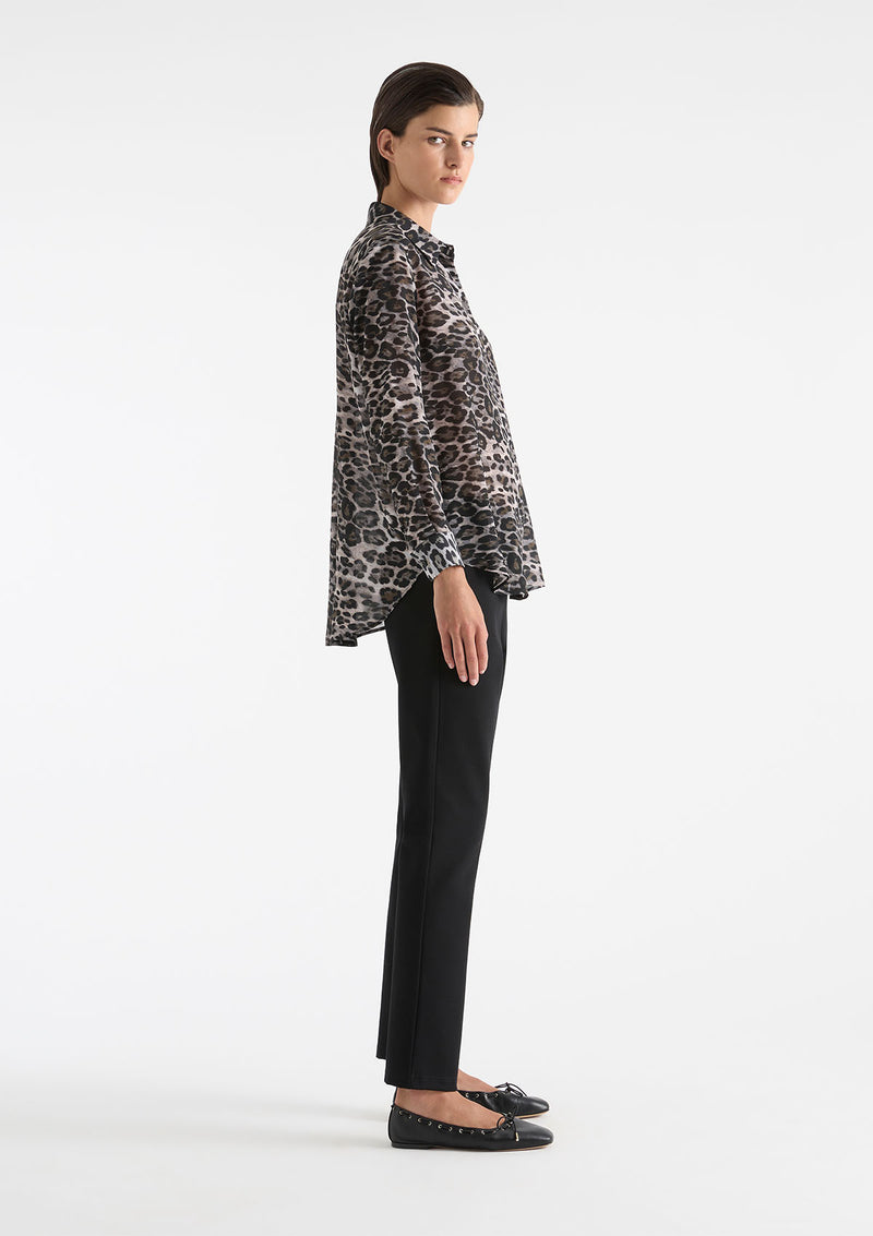Mela Purdie Polished Ponte Slim Leg Pant