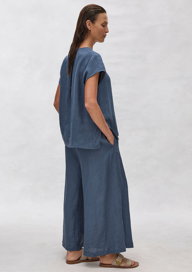 Mela Purdie Pure Linen Crop Swish Pant