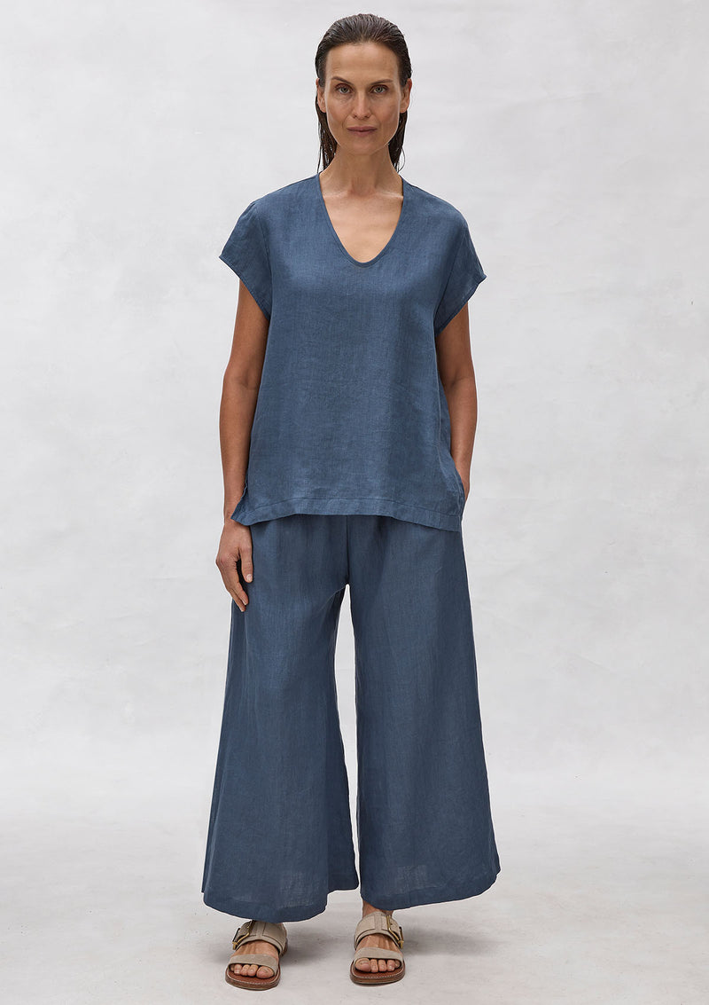 Mela Purdie Pure Linen Crop Swish Pant