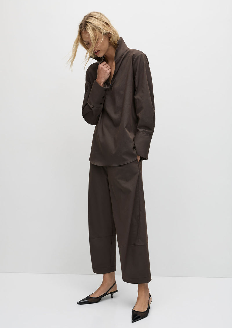 Mela Purdie Gravitene Half Zip Blouse