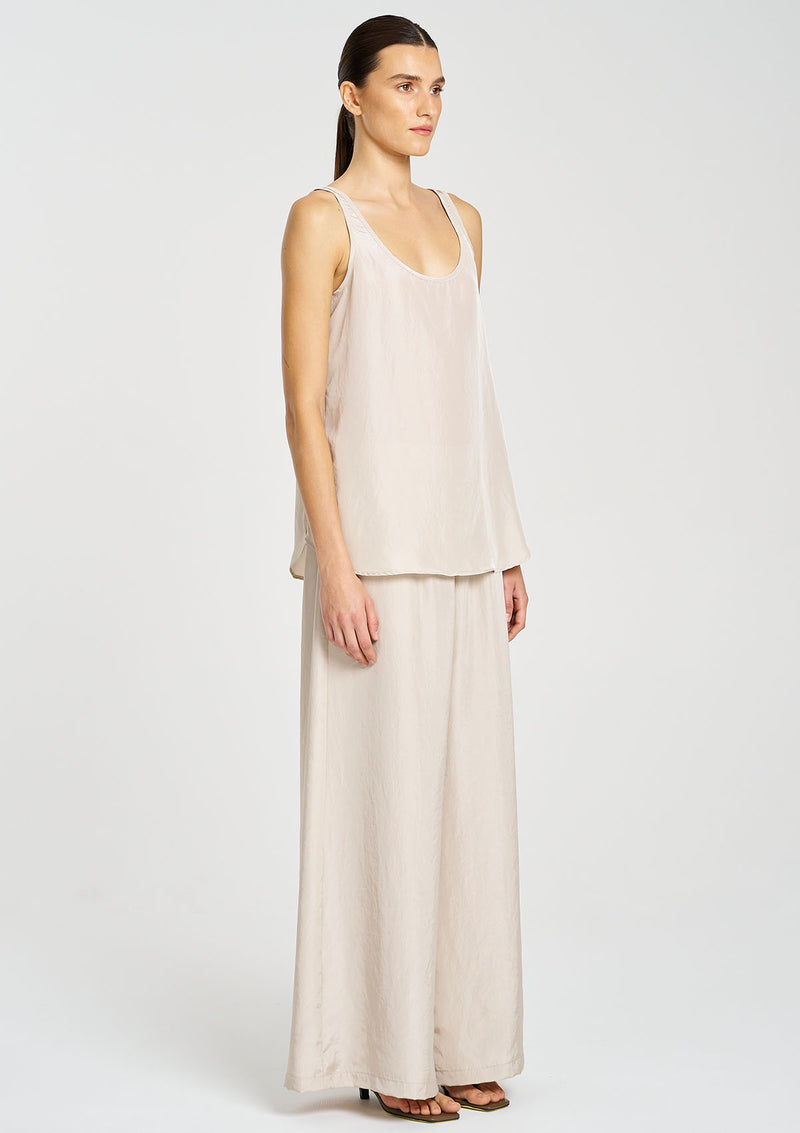 Mela Purdie Tumbled Taffeta Halo Tank