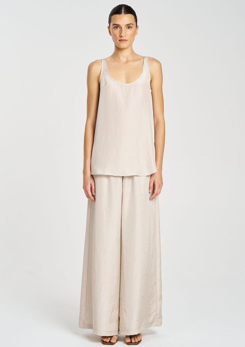 Mela Purdie Tumbled Taffeta Halo Tank