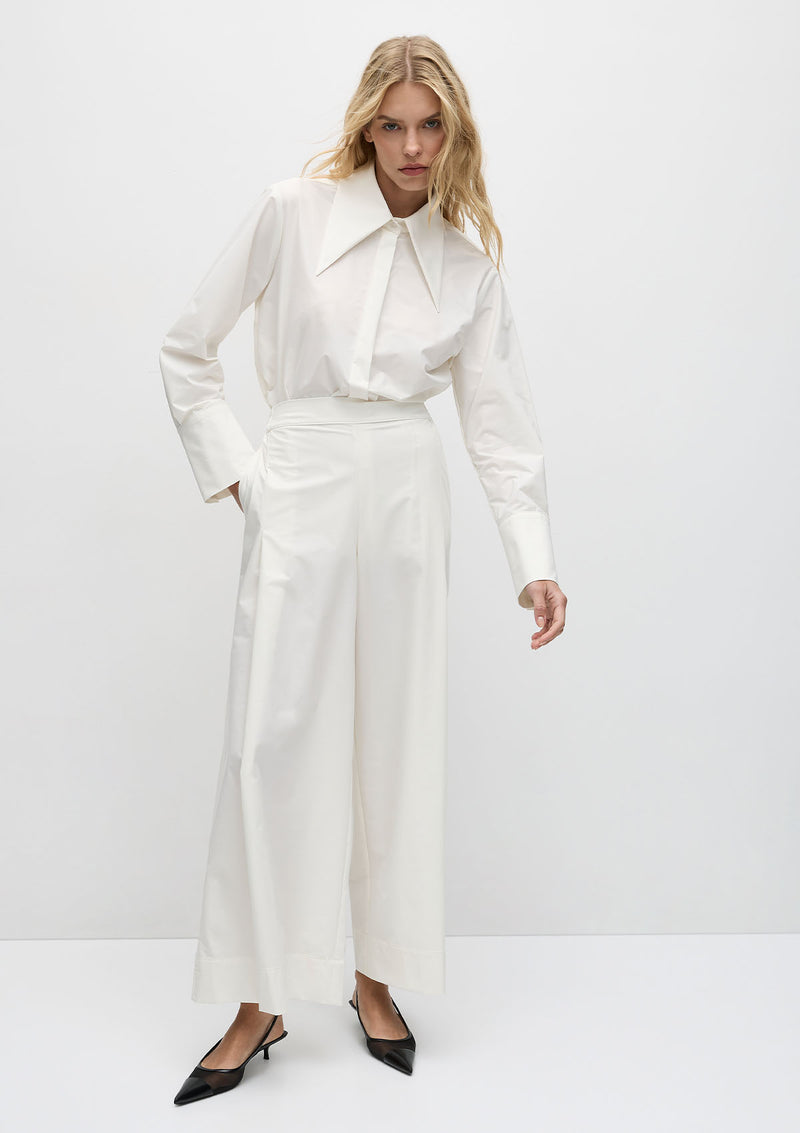 Mela Purdie Powder Weave Peak Collar shirt