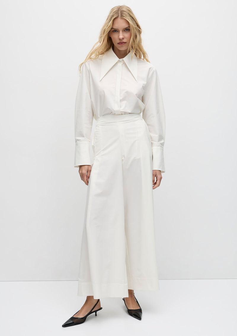 Mela Purdie Powder Weave Peak Collar shirt