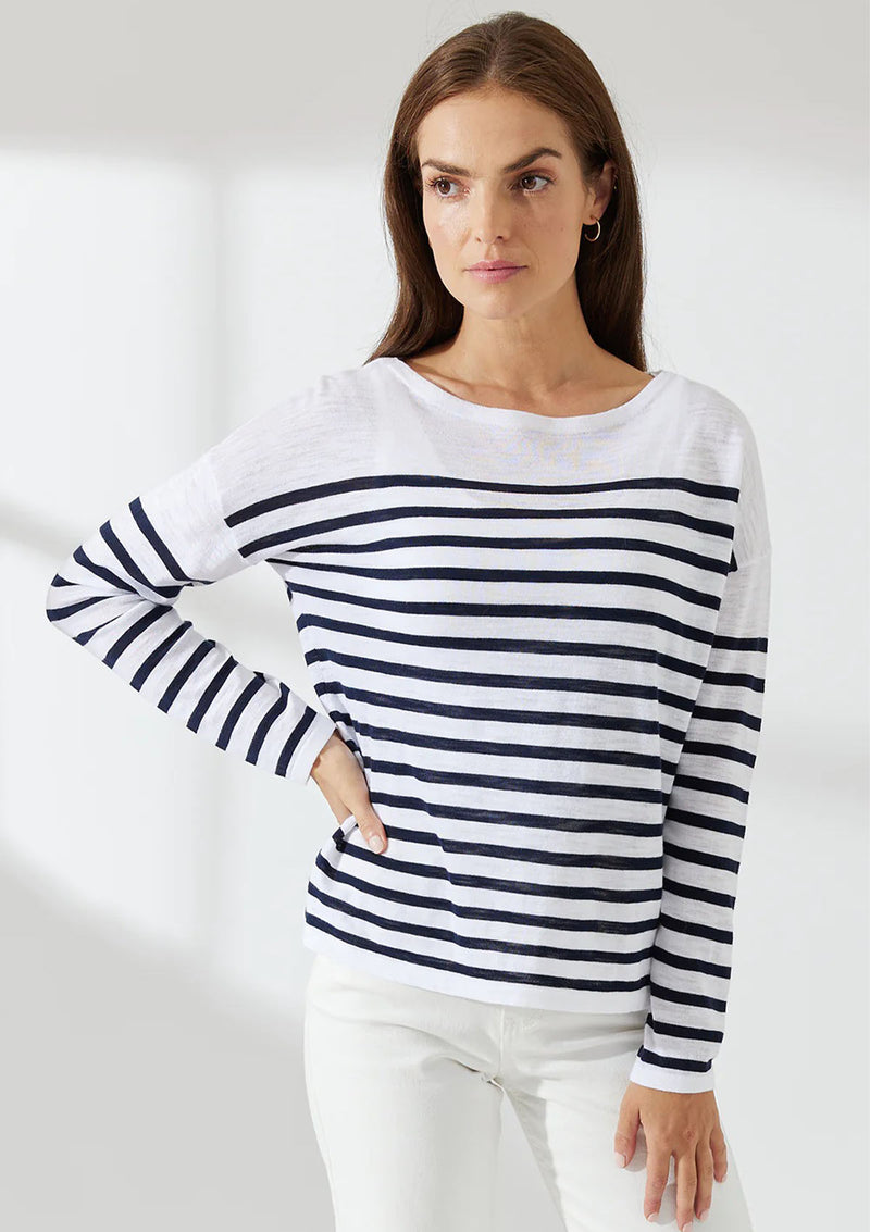 Mia Fratino Como Stripe Crew