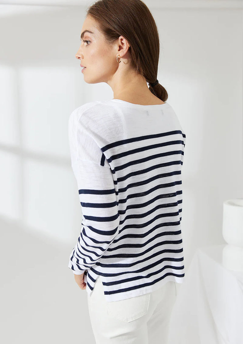 Mia Fratino Como Stripe Crew