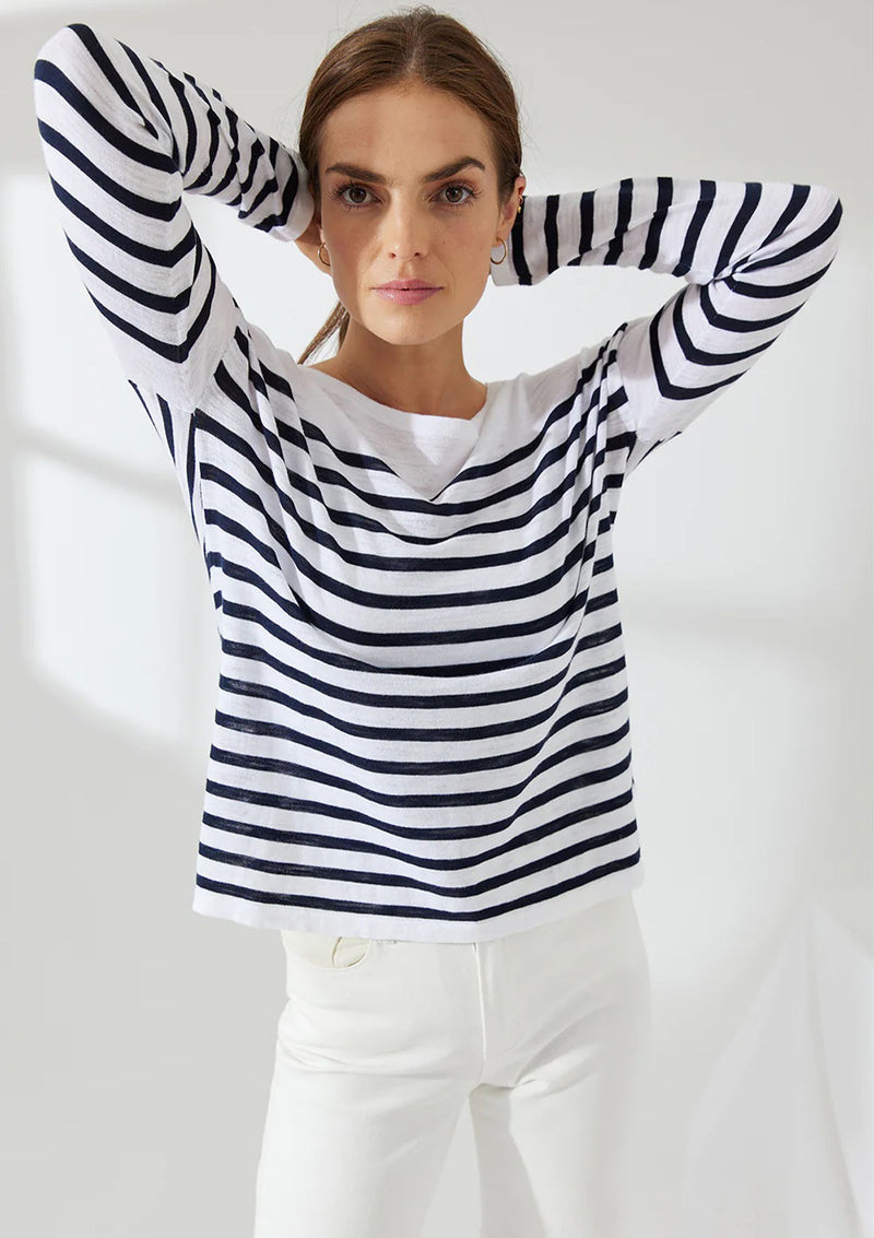 Mia Fratino Como Stripe Crew
