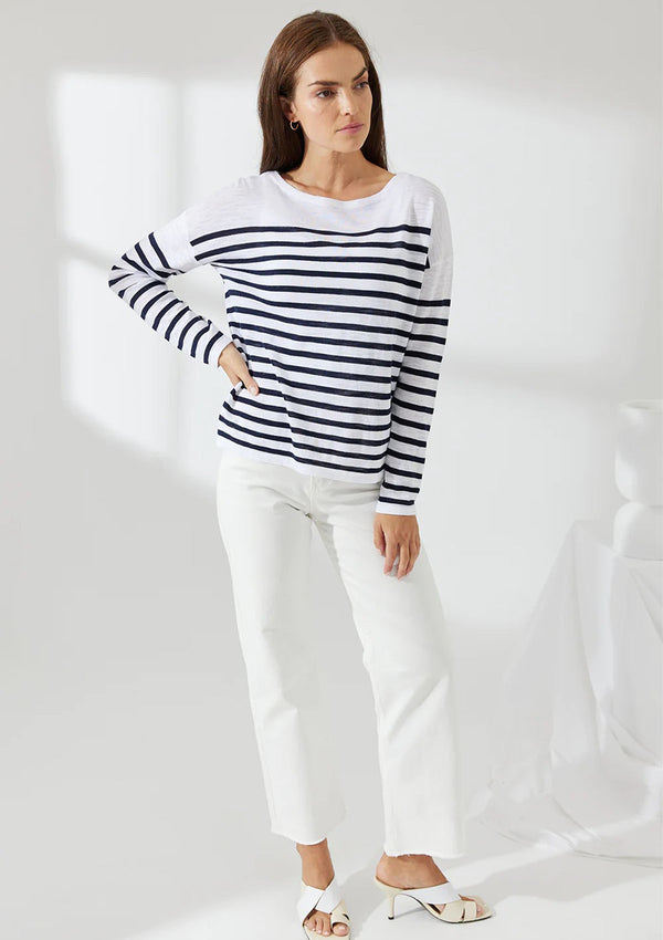 Mia Fratino Como Stripe Crew