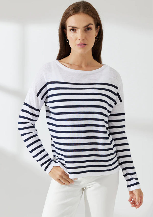 Mia Fratino Como Stripe Crew
