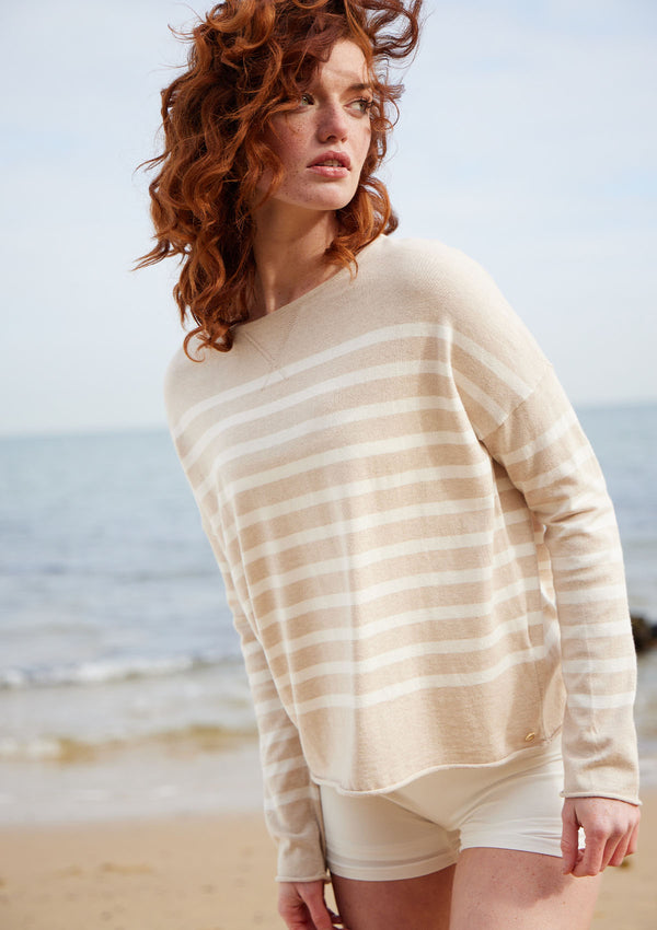 Mia Fratino Como Stripe Crew