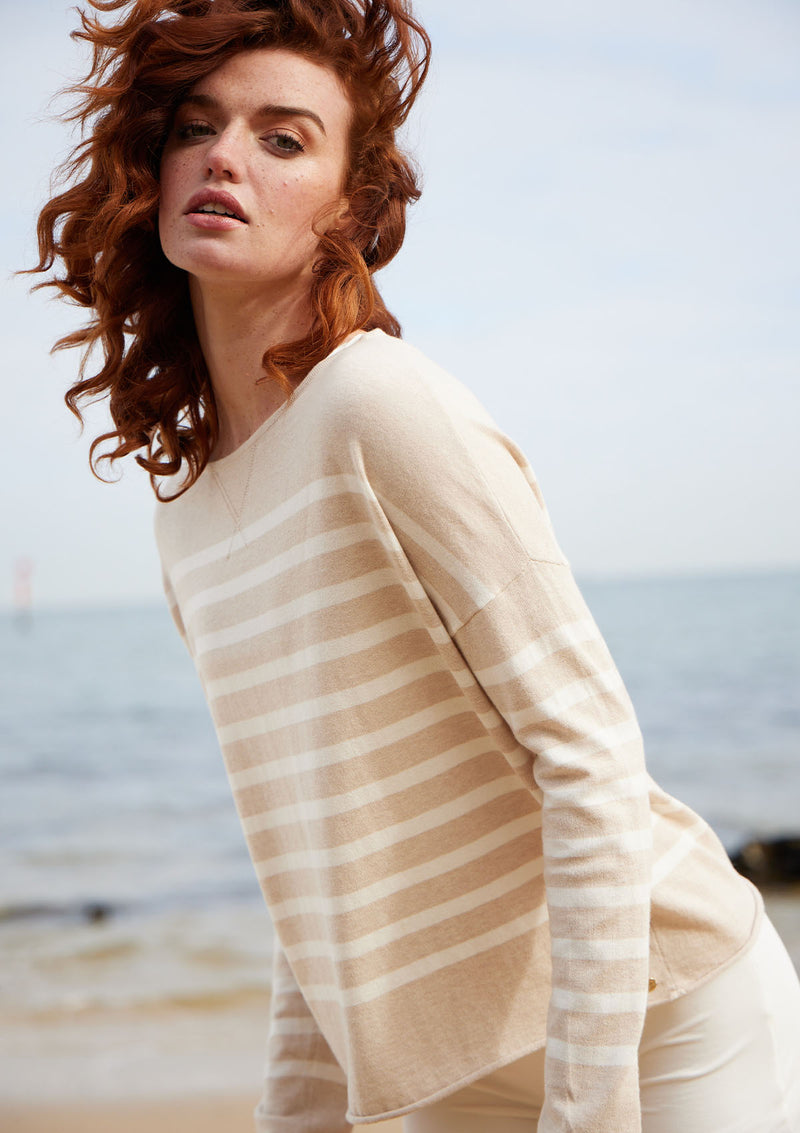 Mia Fratino Como Stripe Crew