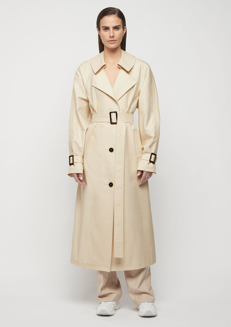 FRIEND of AUDREY Browne Oversized Trench Coat