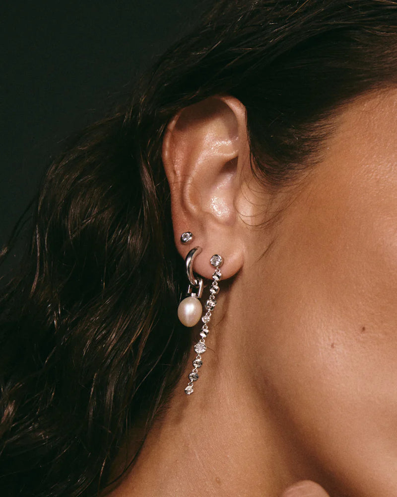 LUV AJ White Pearl Amalfi Huggies