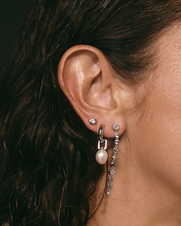 LUV AJ White Pearl Amalfi Huggies