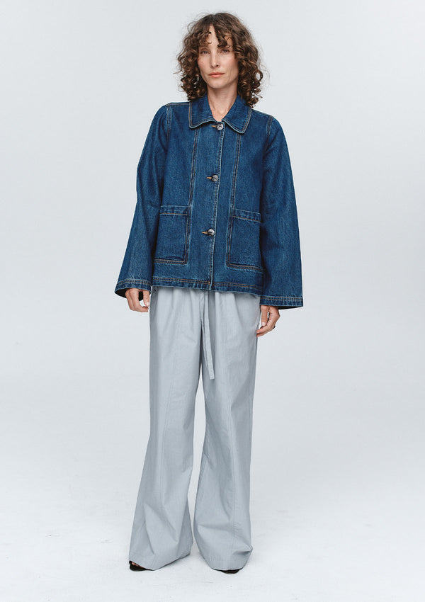 Marle Cropped Pea Jacket